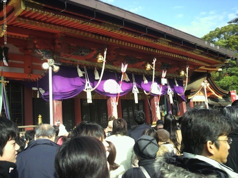 京都八坂神社に初詣