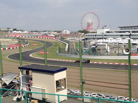 F1第15戦日本グランプリに行って来ました